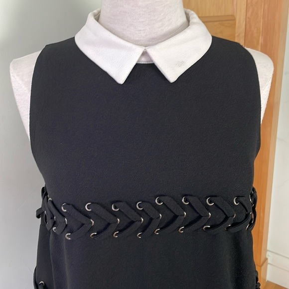 The Moon Little Black Sleeveless Mod Dress, Size M - Picture 2 of 12